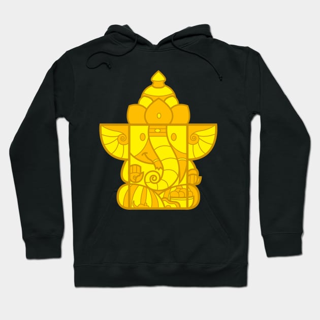 Golu Ganesha Hoodie by artofkarthik